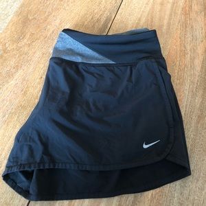 Black Nike Dri-Fit running shorts